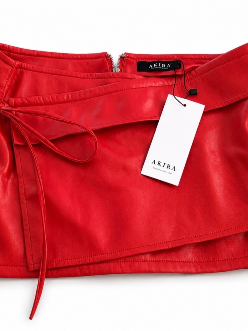 AKIRA Red Mini Skirt